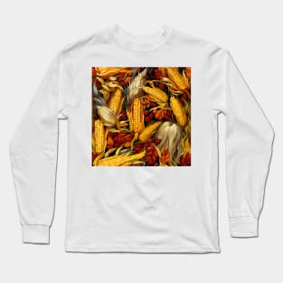 Autumn Harvest Pattern 17 Long Sleeve T-Shirt